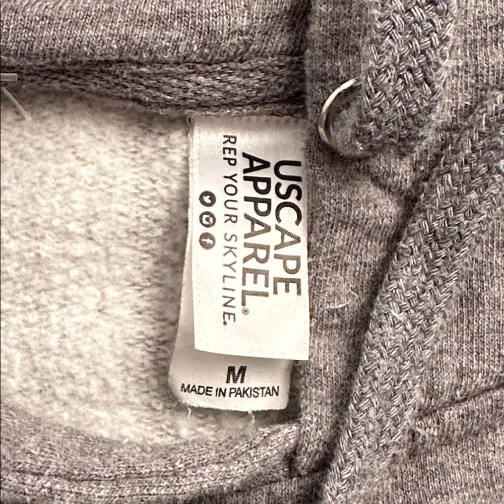 Uscape Apparal Columbia University gray and blue collegiate hoodie sweatshirt M - Picture 7 of 8